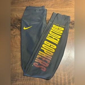 Women's Nike Black Minnesota Golden Gophers Powersculpt Performance Leggings